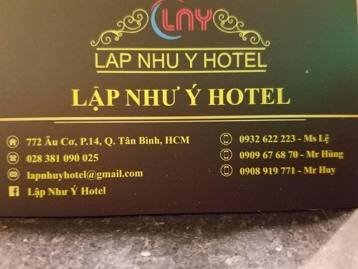 Lap Nhu Y Hotel Ho Şi Min Exterior foto
